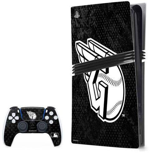 MLB Cleveland Guardians Dark Wash PS5 Pro Bundle Skin